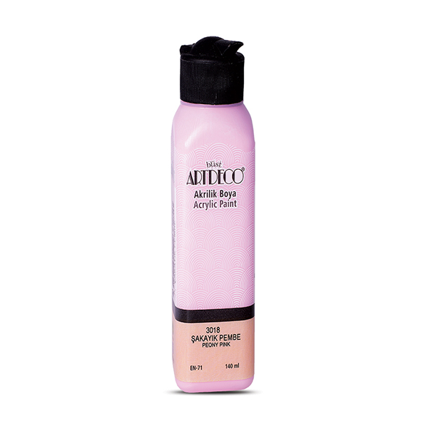 Artdeco Akrilik Boya 140 ML Şakayık Pembe 070R-3018