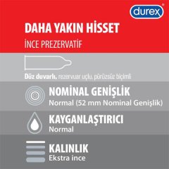 Durex Daha Yakın Hisset 10'lu Prezervatif