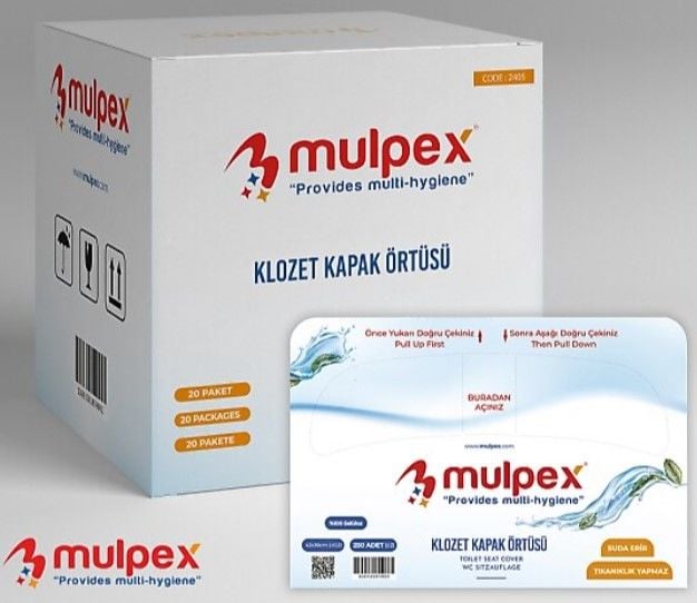 Mulpex Hijyenik Klozet Kapak Örtüsü