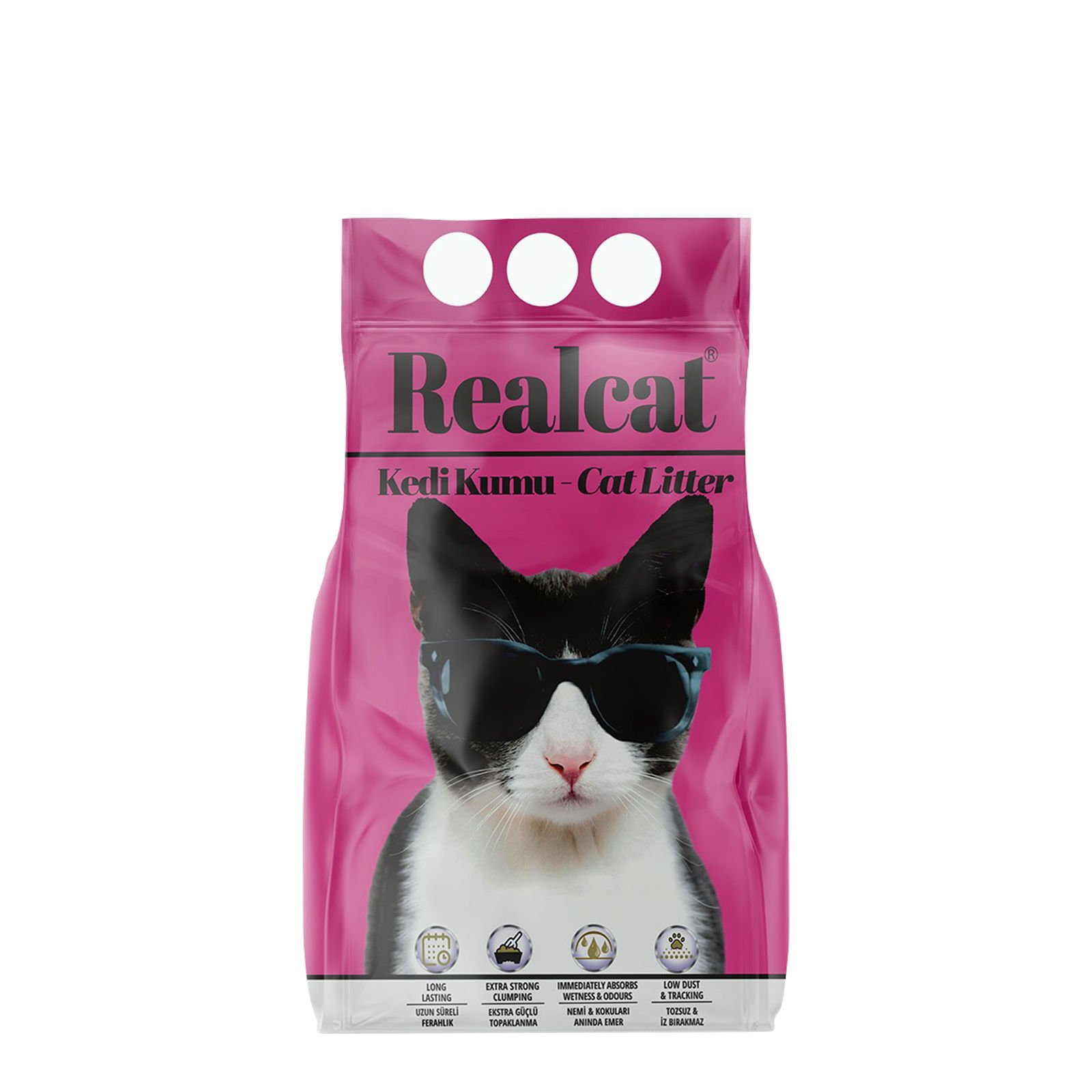 Real Cat Doğal Pudra Kokulu Kedi Kumu 10 Lt