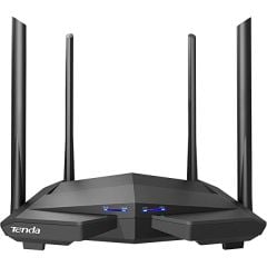 Tenda AC10 867 Mbps Gigabit 4 Portlu Router 4  Anten