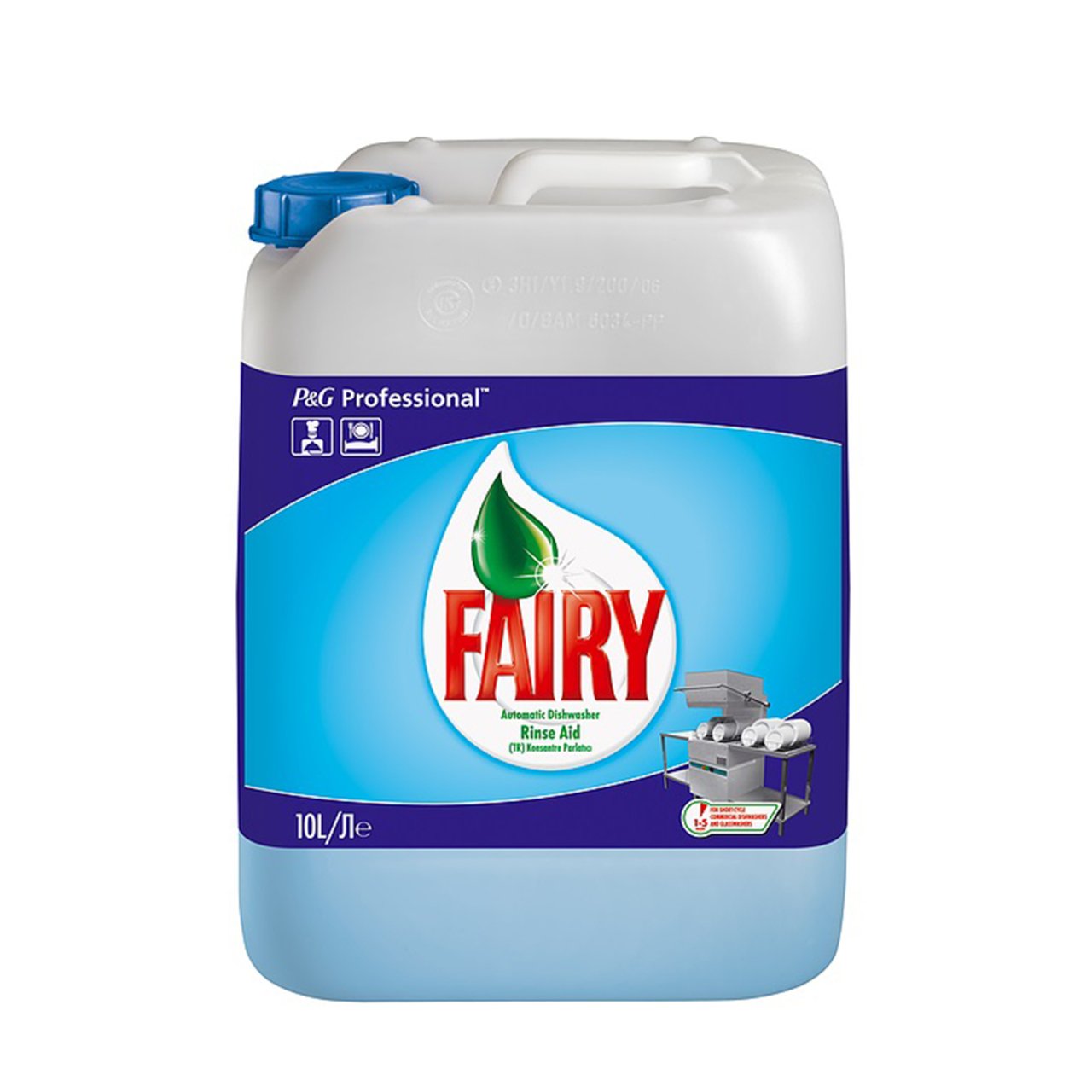 Fairy Endüstriyel Rinse Bulaşık Makinası Durulama Maddesi 10 Lt