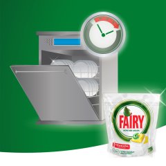 Fairy Hepsi Bir Arada 22 Yıkama Bulaşık Makinesi Deterjanı Kapsülü Limon Kokulu