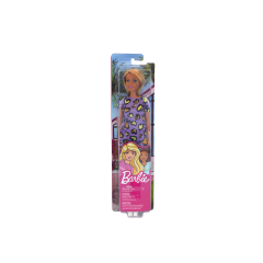 Barbie Oyuncak Bebek - Mor Kalpli Elbise