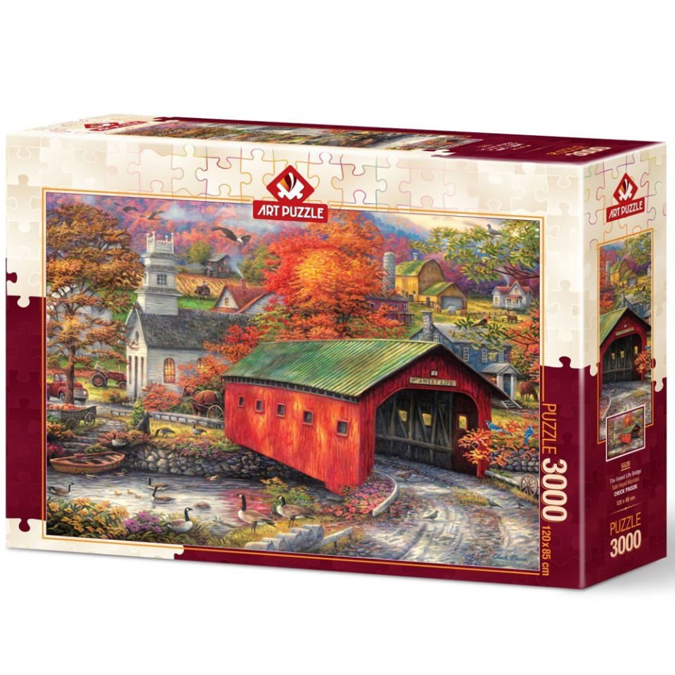 Art Puzzle 3000 Parça Tatlı Hayat Köprüsü 5528