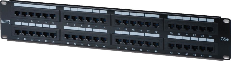 DNE-U24P-BP11 UTP EMPTY 2U PATCH PANEL WİTH