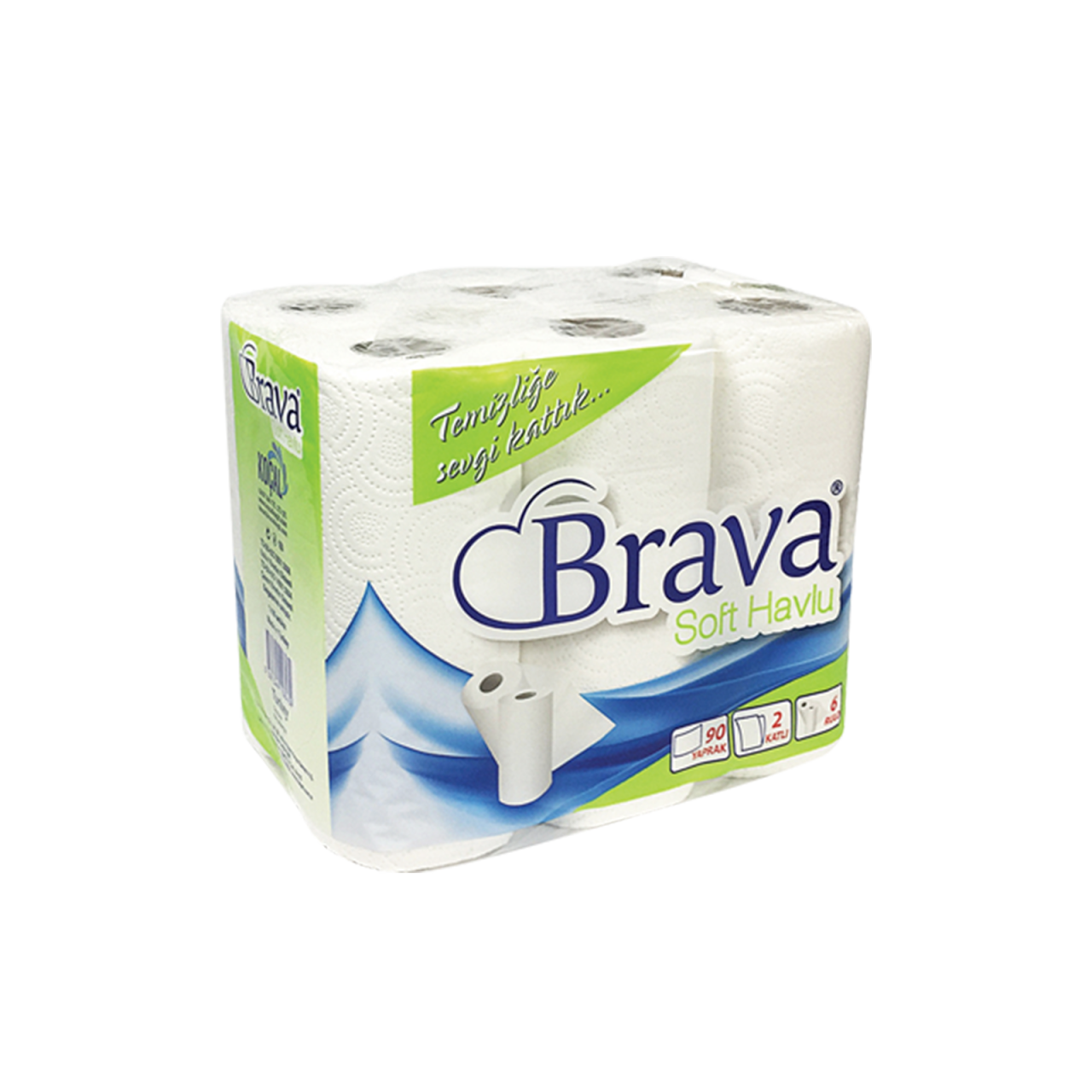 Brava Soft 6'lı Kağıt Havlu