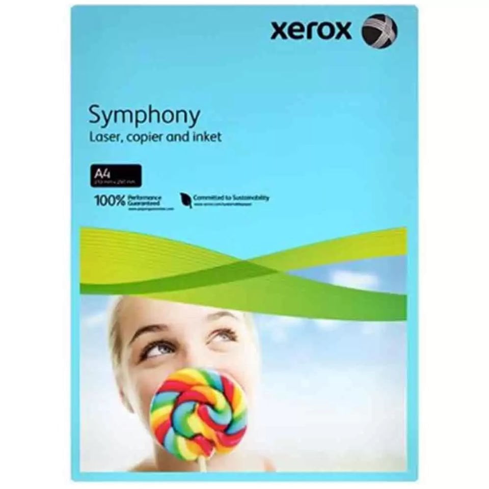 Xerox Renkli Kağıt Symphony A4 Orta Mavi 80 GR 003R93968