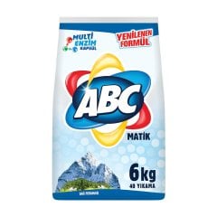 ABC MATİK PARLAK BEYAZLAR 6 KG