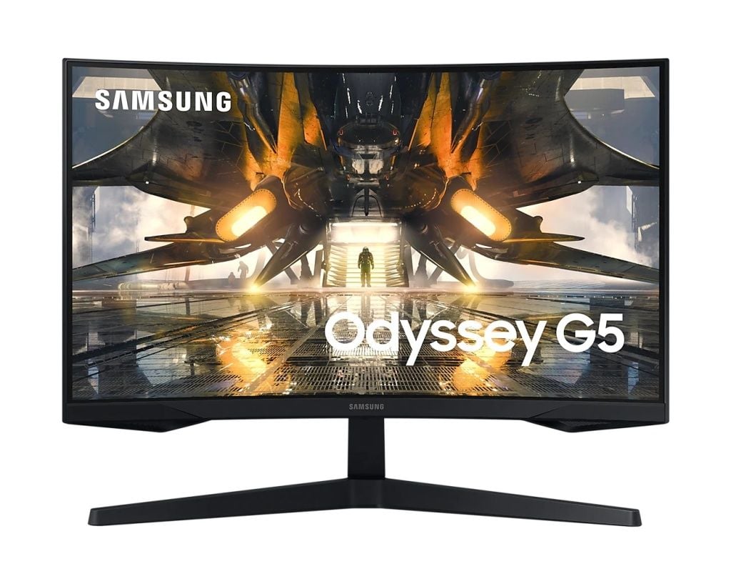 Samsung 27'' Odyssey G5 LS27AG550EPXUF 1 ms QHD FreeSync Curved Oyuncu Monitörü