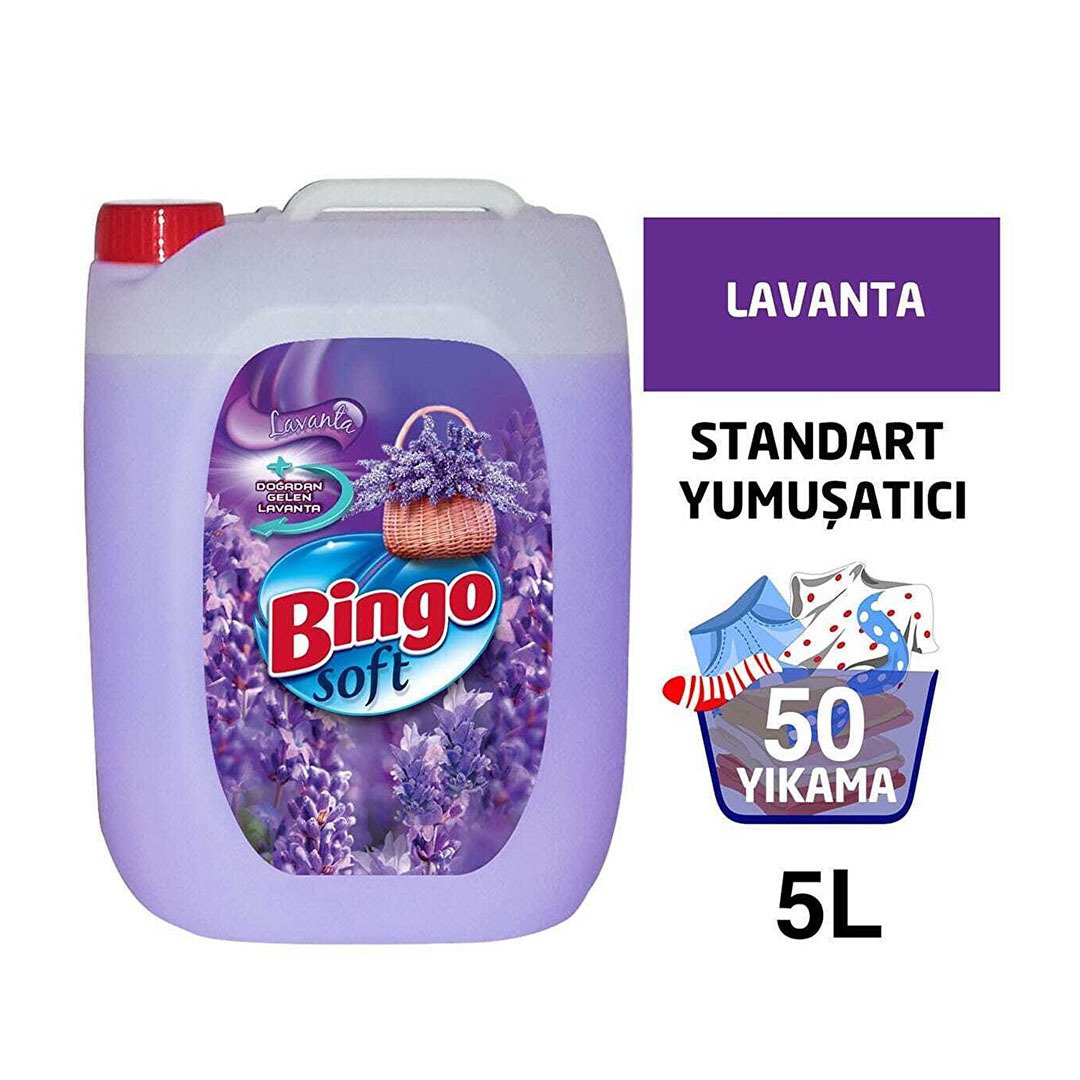 Bingo Soft Yumuşatıcı Lavanta 5 Lt