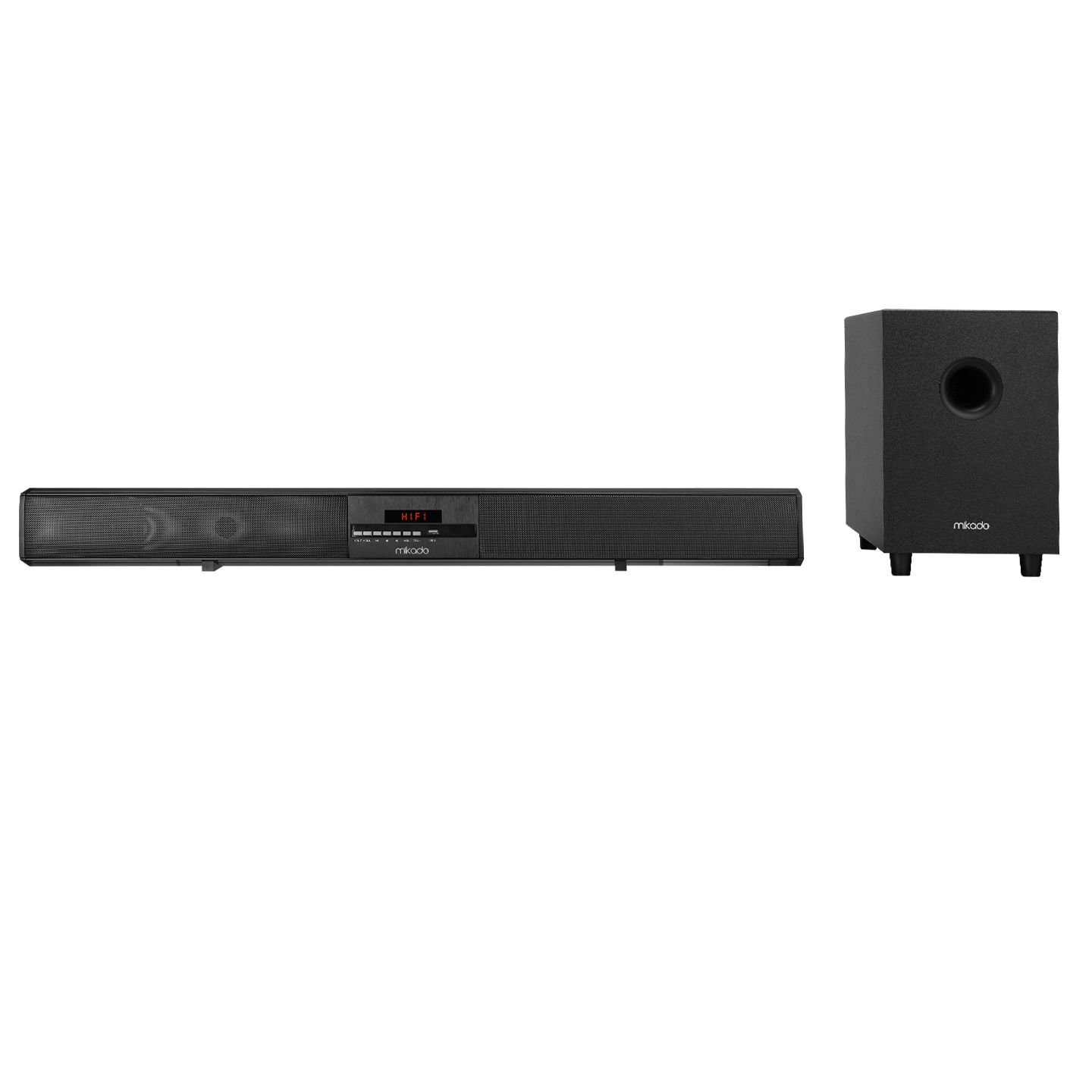 Mikado MD-SB113 Siyah 60W BT+USB+AUX+Led Ekranlı Ev Sinema Soundbar Speaker