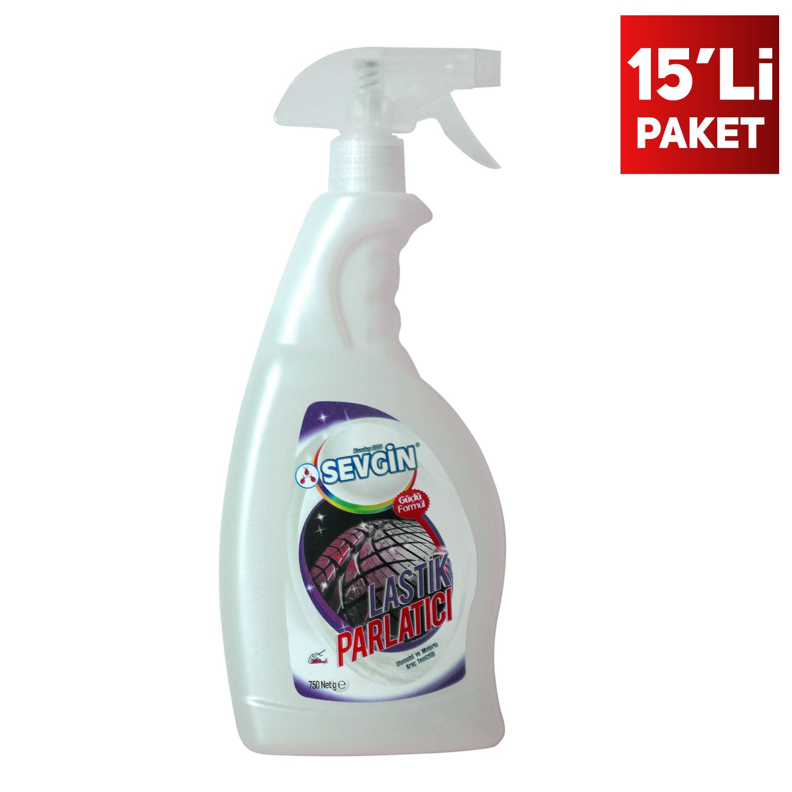 Sevgin Lastik Parlatıcı 750 Ml 15'li Paket