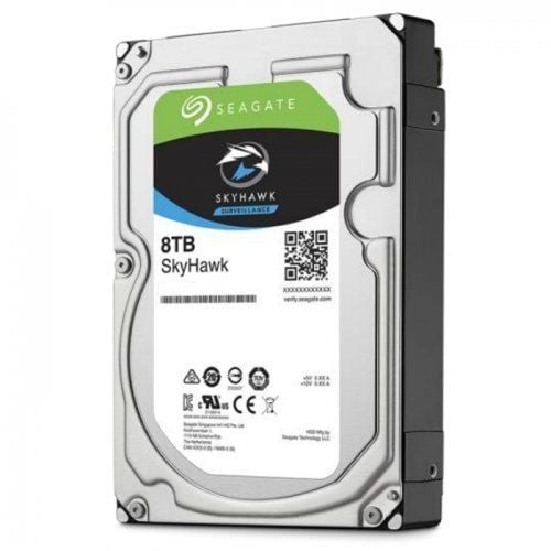 Seagate 8TB 3.5'' Skyhawk ST8000VX004 SATA 3.0 7200 RPM Hard Disk 7-24 Güvenlik Diski (İthalat)