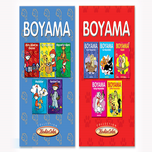 Keskin Color Boyama Kitap 20x28 Ciltli Karışık