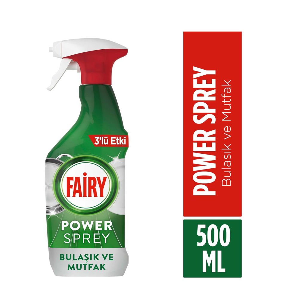 Fairy Power Sprey 3’ü 1 Arada Bulaşık Ve Mutfak 500 Ml