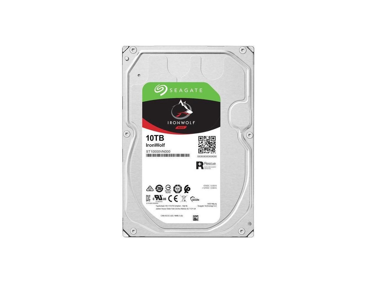 Seagate 10TB Ironwolf ST10000VN000 3.5'' 256MB 7200 Rpm Nas Disk Harddisk