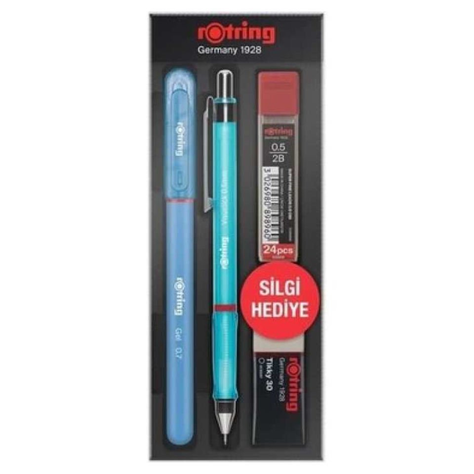 Rotring Visuclick+jel Okul Seti-0.5 MM Mavi