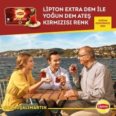 Lipton Extra Dem Demlik Süzen Poşet Siyah Çay 100'lü