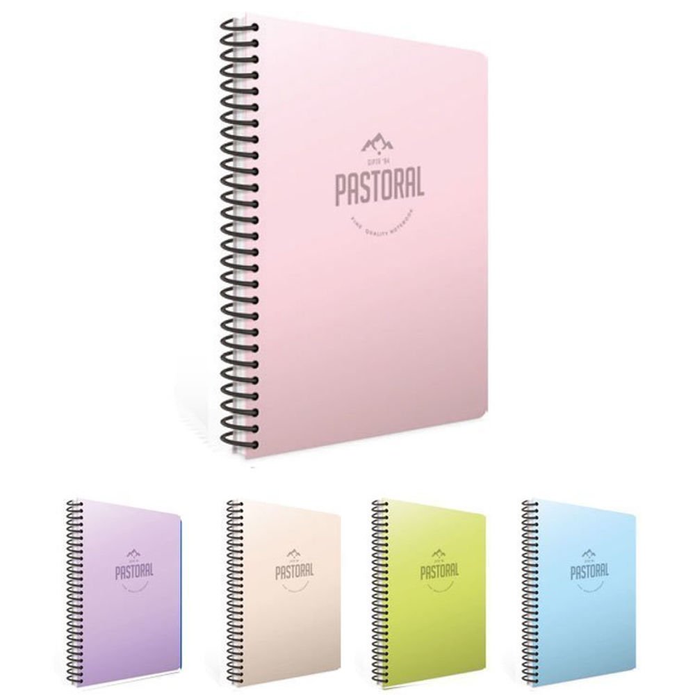 Gıpta Pastoral Spiralli Plastik Kapak Defter A6 80 YP Çiz.Stand 3617