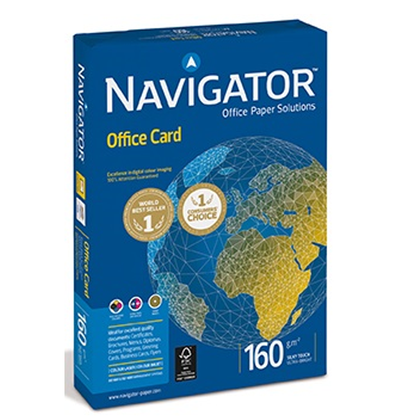 Navigator Gramajlı Kağıt Office Card 250 Lİ A4 160 GR Beyaz