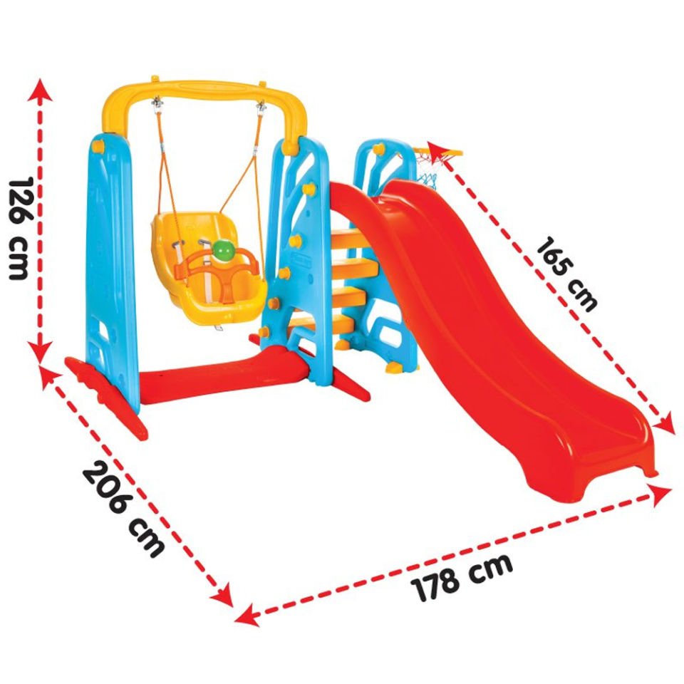 Pilsan Oyuncak Şirin Salıncak Ve Kaydırak Oyun Seti