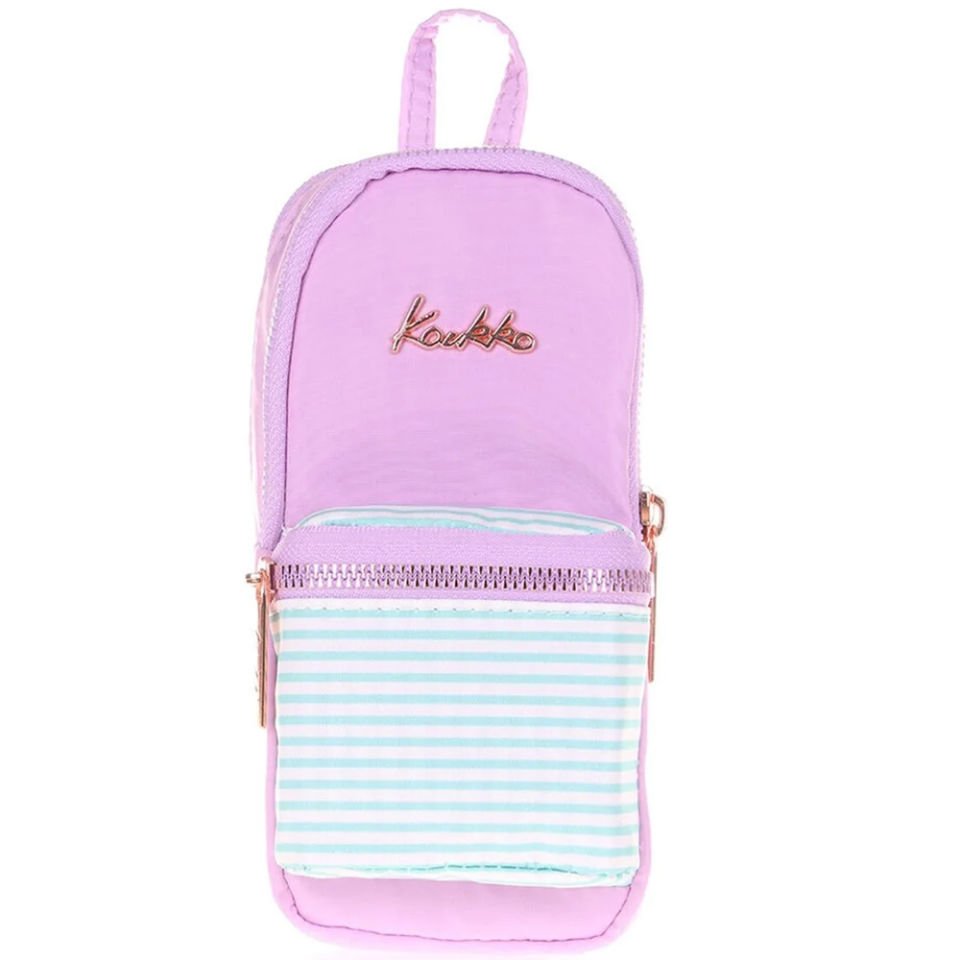 Kaukko Kalem Çantası Soft Floral Junıor Bag Vıolet K2441