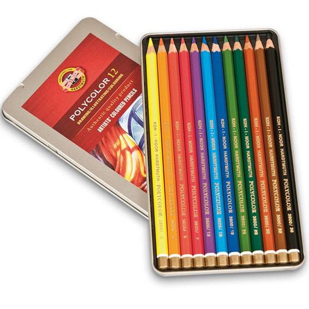 Koh-I Noor Set Of Artist´S ColouRed Pencils 3822 12