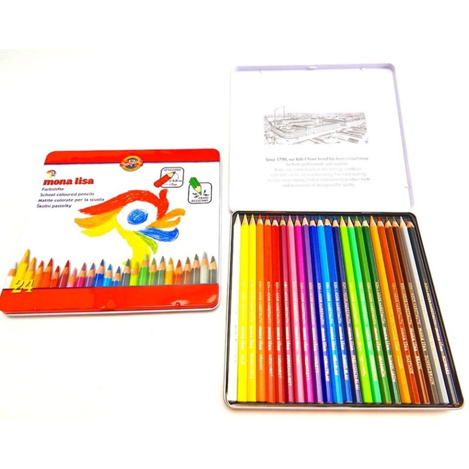 Koh-I Noor Set Of Artist´s ColouRed Pencils 3814 24