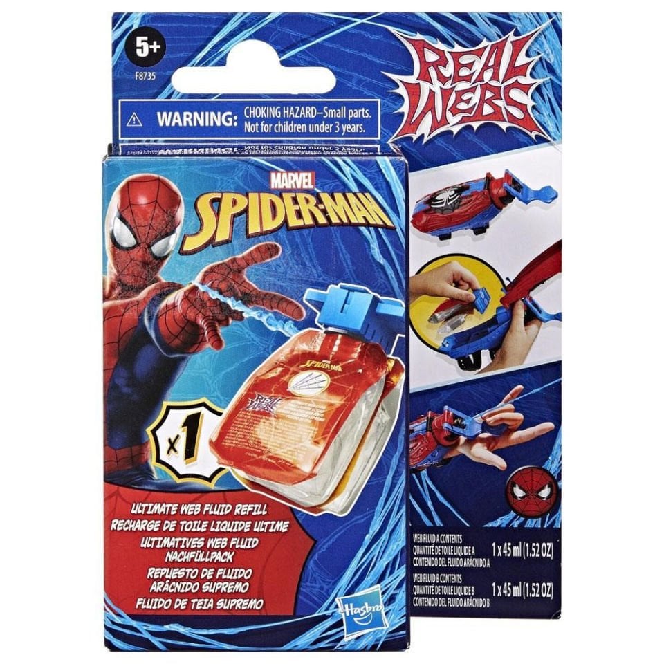 Spider-Man Ağ Ve Su Fırlatıcı Yedek Paket