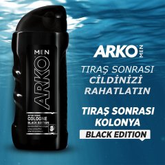 Arko Men Black Edition Tıraş Kolonyası 250ml