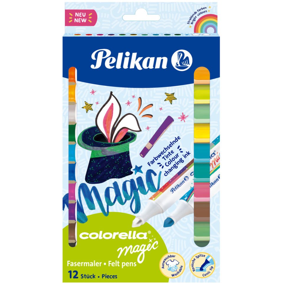 Pelikan Keçeli Kalem Colorella Magic 12 Li Kutu 411