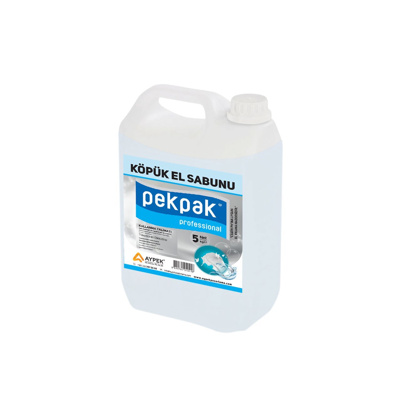 PekPak Köpük El Sabunu 5 Kg.