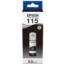 Epson 115  Black Siyah Şişe Mürekkep T07C14A L8160-L8180