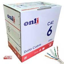 Onli U-UTP 24 AWG CCA 305 Metre Cat6 Kablo