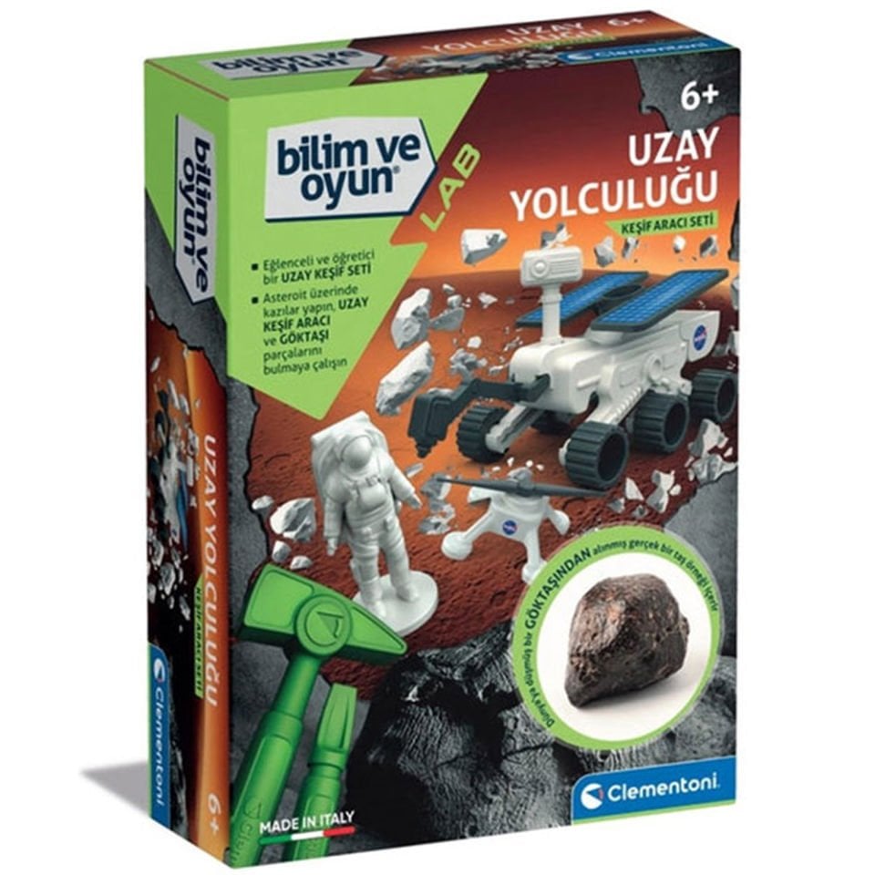 Clementoni Bilim ve Oyun Uzay Yolculuğu Keşif Aracı Seti 64190