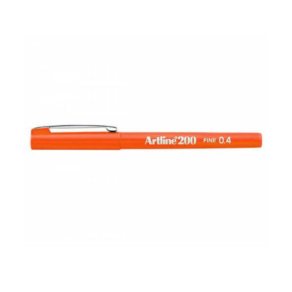 Artline Fineliner 0.4 MM Turuncu EK-200N