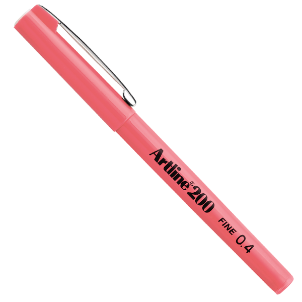 Artline Fineliner 0.4 MM Pembe EK-200N