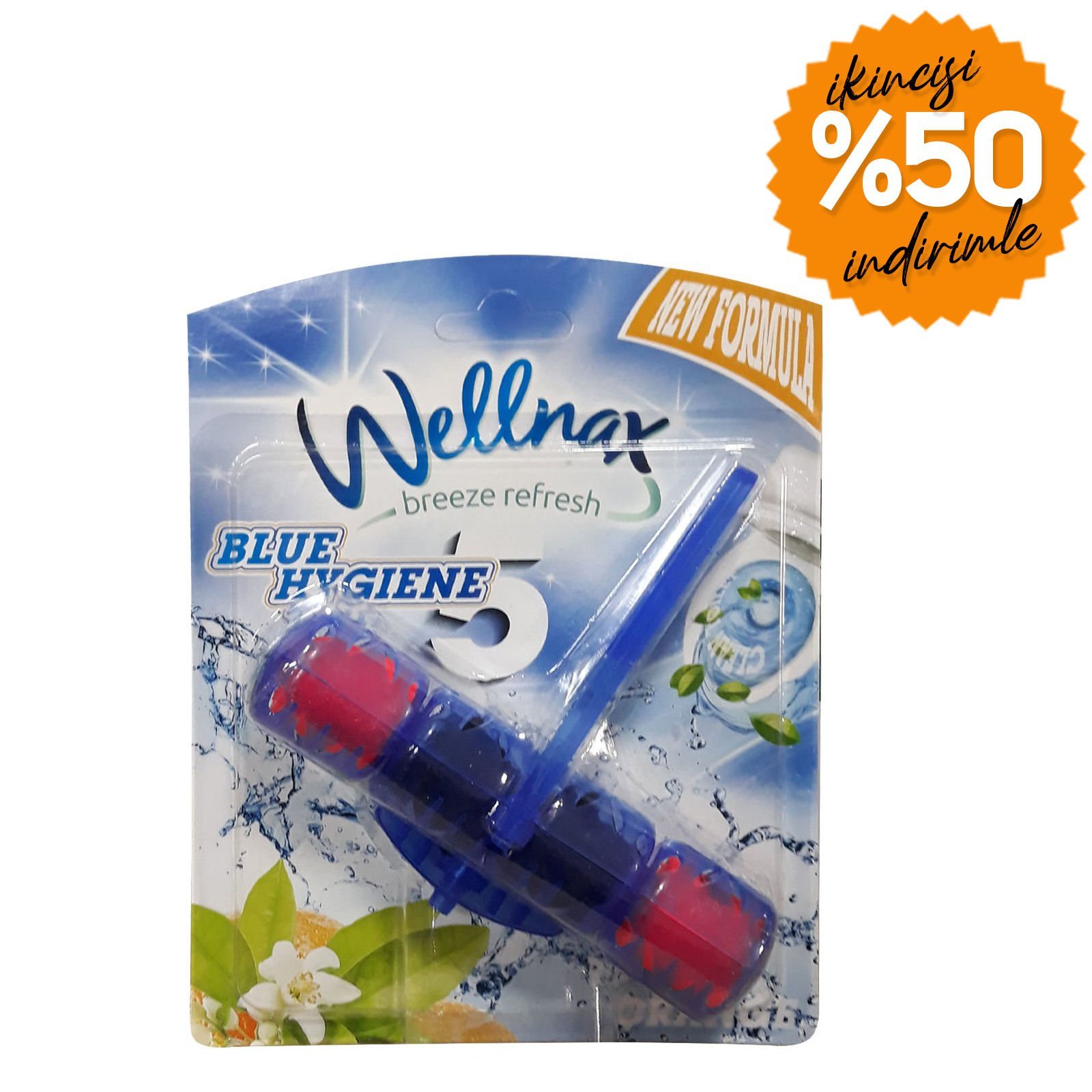 Wellnax Wc Klozet Blok Portakal Çiçeği Tekli Paket