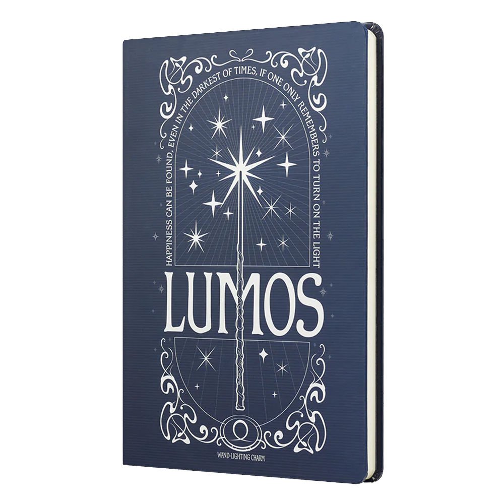 Mabbels Sert Kapak Butik Defter Harry Potter Lumos Lacivert 80 YP 15x21 DFT-388029