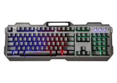 Everest KB-197 TITANIO USB Aydınlatmalı Q Metal Yüzey Gaming Oyuncu Klavyesi