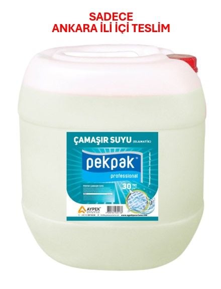 PekPak Çamaşır Suyu 30 Kg.