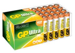 Gp R03 AAA Boy Ultra Alkalin İnce Kalem Pil 40'lı Paket GP24AUT-2B40