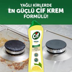 Cif Krem Yüzey Temizleyici Limon Kokulu 750 Ml