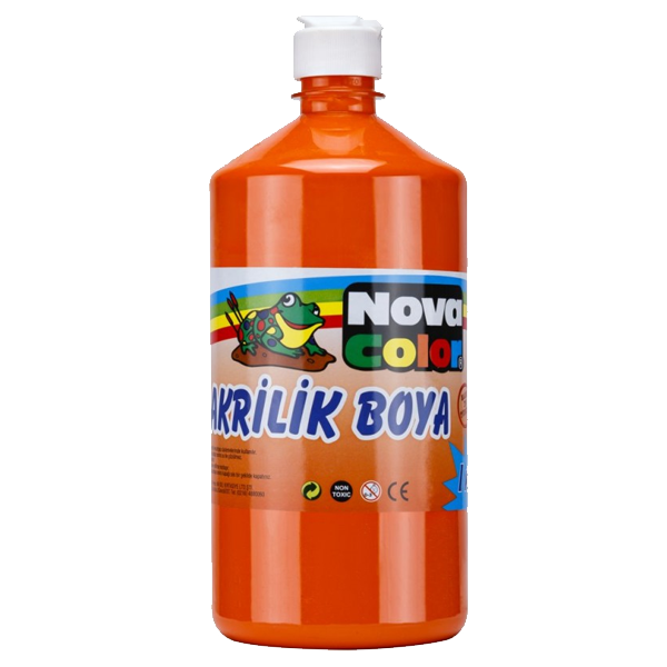 Nova Color Akrilik Boya 1 KG Turuncu NC-228