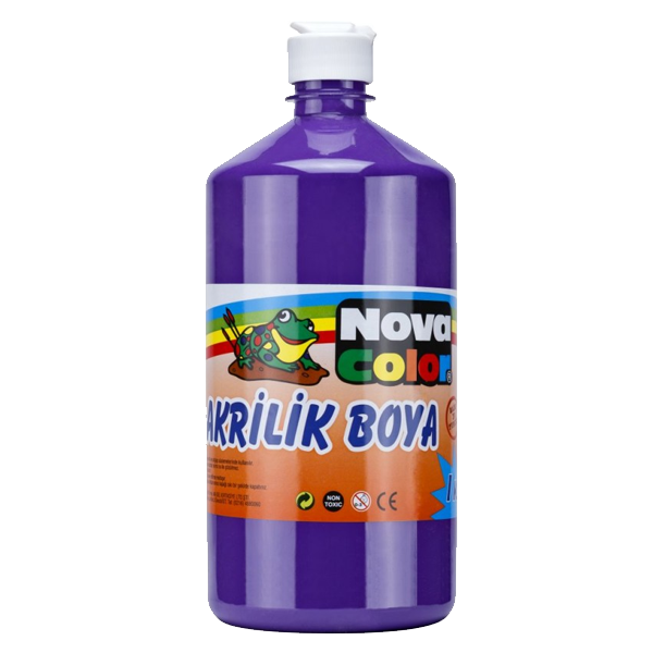 Nova Color Akrilik Boya 1 KG Mor NC-229