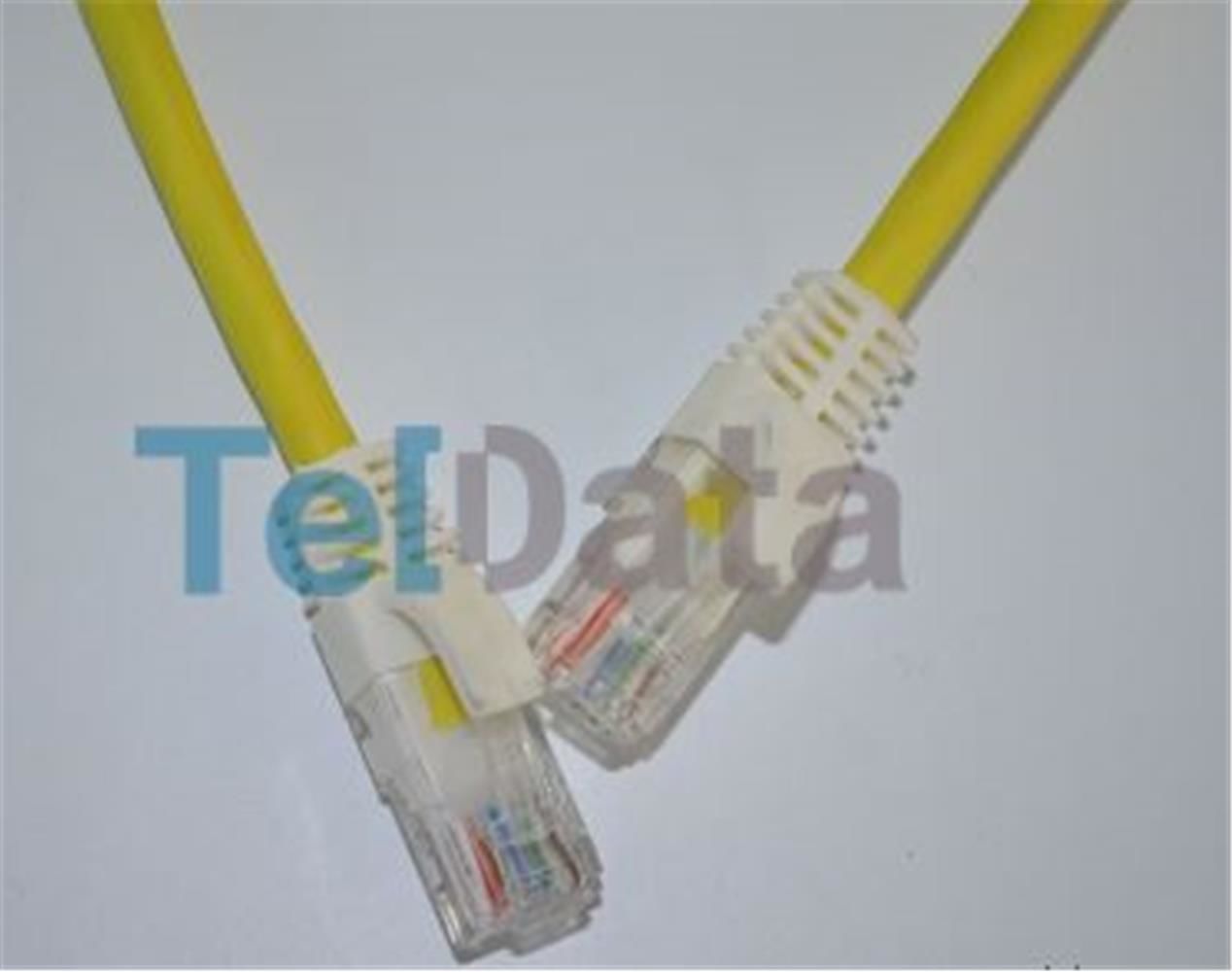 Teldata TLD-050Y Cat6 0.50MT Sarı Utp Patch Kablo