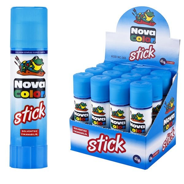 Nova Color Stick Yapıştırıcı Solventsiz 40 GR NC-303