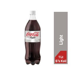 Coca-Cola Light Pet Şişe 1 Lt (6'lı) Koli