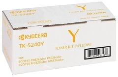 Kyocera TK-5240Y Yellow Sarı Orjinal Fotokopi Toneri Ecosys M5526cdn-5526cdw P5026cdn-5026cdw 3.000